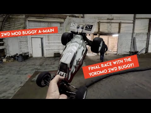 Final 2WD MOD Buggy AMAIN race of 2022 with Yokomo YZ2 DTM3 - Netcruzer RC