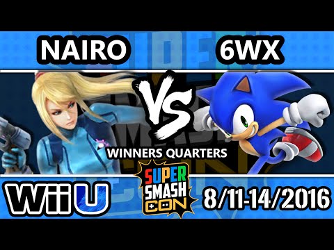 SSC 2016 SSB4 - Circa | 6WX (Sonic) Vs. Liquid` Nairo (Zero Suit Samus) - Smash 4 - Smash Wii U
