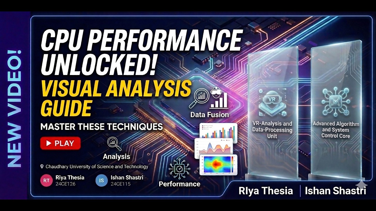 The Visual Analysis of the CPU Performance Improvement Techniques