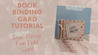Book Binding Card Tutorial