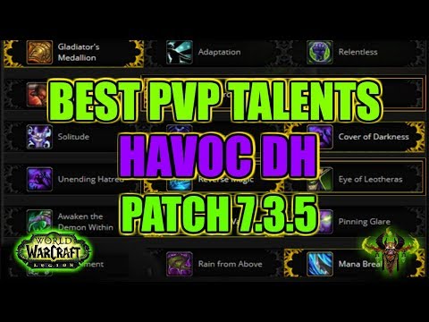 PVP Guide | Best PVP Honor Talents Havoc DH | WoW Legion 7.3.5