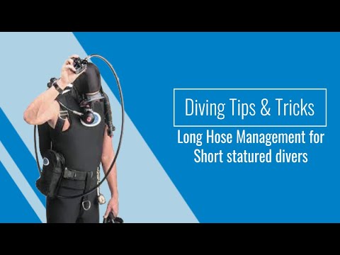 Diving Tips & Tricks - Long Hose Management for "shorter" divers