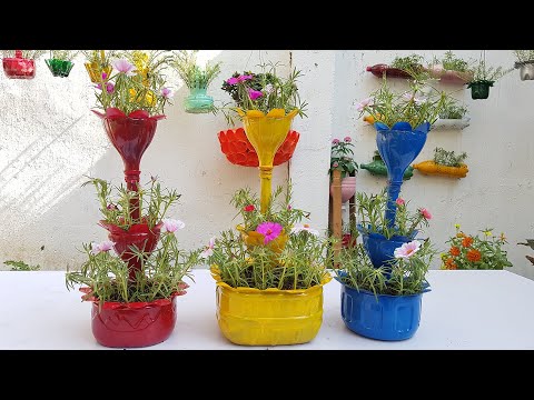 リサイクルされた物から作られたプランター: ポケットにゼロユーロを入れて庭を飾り、古いアイテムに第二の命を吹き込むための 10 以上の DIY アイデア  庭園