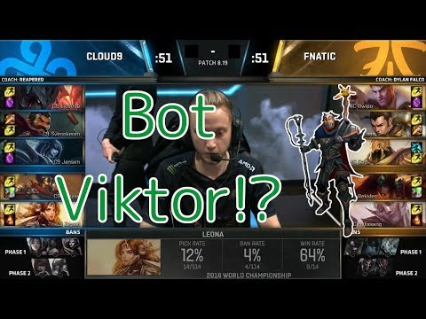 [JP放送]C9(Sneaky Viktor) VS FNC(Caps Azir) Game 2 Highlights - Worlds 2018 Semifinal