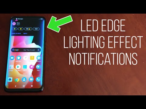 TCL 10L Enable Led Edge Lighting Effect Notifications Alerts!!!