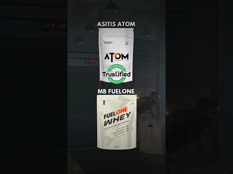 Asitis Atom vs Muscleblaze Fuelone Whey Protein | #shorts #youtubeshorts #fitinsider