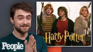 Daniel Radcliffe Rewatches His Roles In 'Harry Potter,' 'The Simpsons' & More | PEOPLE