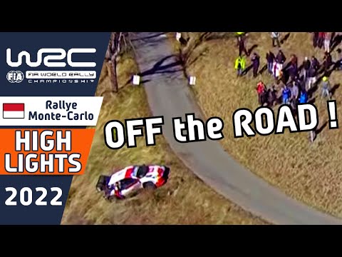 WRC Rally Highlights : Saturday Morning Day 3 WRC Rallye Monte-Carlo 2022