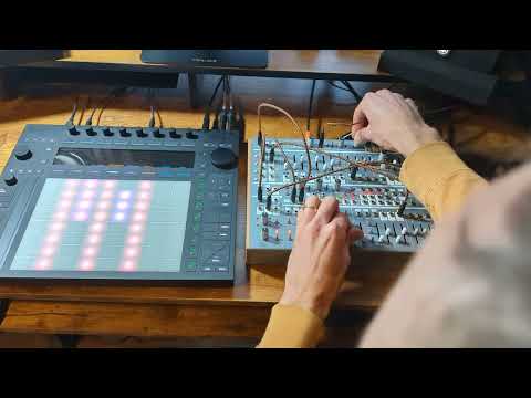 Monitoring Over the Gravity | Intellijel Cascadia | Ableton Push Standalone