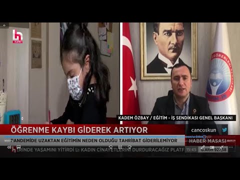 Genel Başkanımız Kadem Özbay,pandemide oluşan öğrenme kayıplarını Halk Tv`ye değerlendirdi. | EĞİTİM İŞ