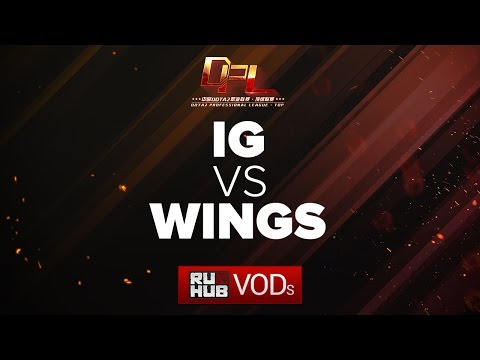 IG  vs Wings, DPL Season 2 - Div. A, game 1