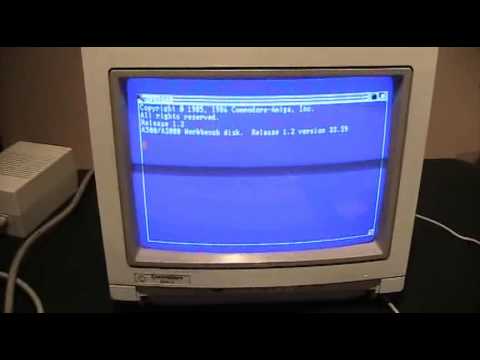 Commodore Amiga 500 demonstration - Part 1:  Intro and basic Workbench 1.2 features