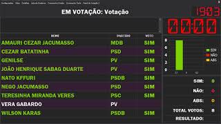 Sessão ordinária da Câmara de Vereadores Irati 28/03/2023