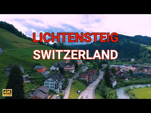 Lichtensteig, Switzerland 🇨🇭 4K. One of the most beautiful Swiss villages