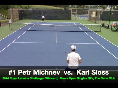 #1 Petr Michnev v Karl Sloss QF HLTS - 2014 Royal Lahaina Challenger Wildcard