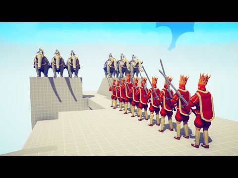 10 KING vs RAPID RANGED UNITS Part 1 | TABS - Totally Accurate Battle Simulator