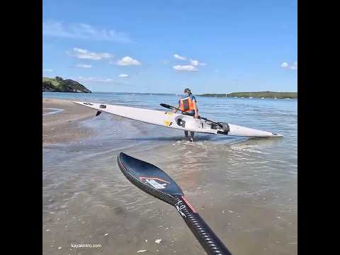 Portaging a kayak #surfski #portage #paddlers #newzealand