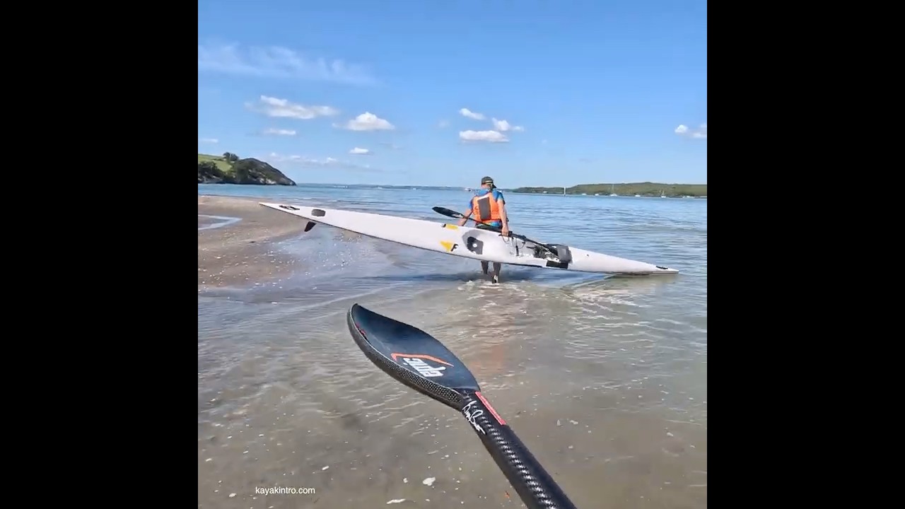 Portaging a kayak #surfski #portage #paddlers #newzealand