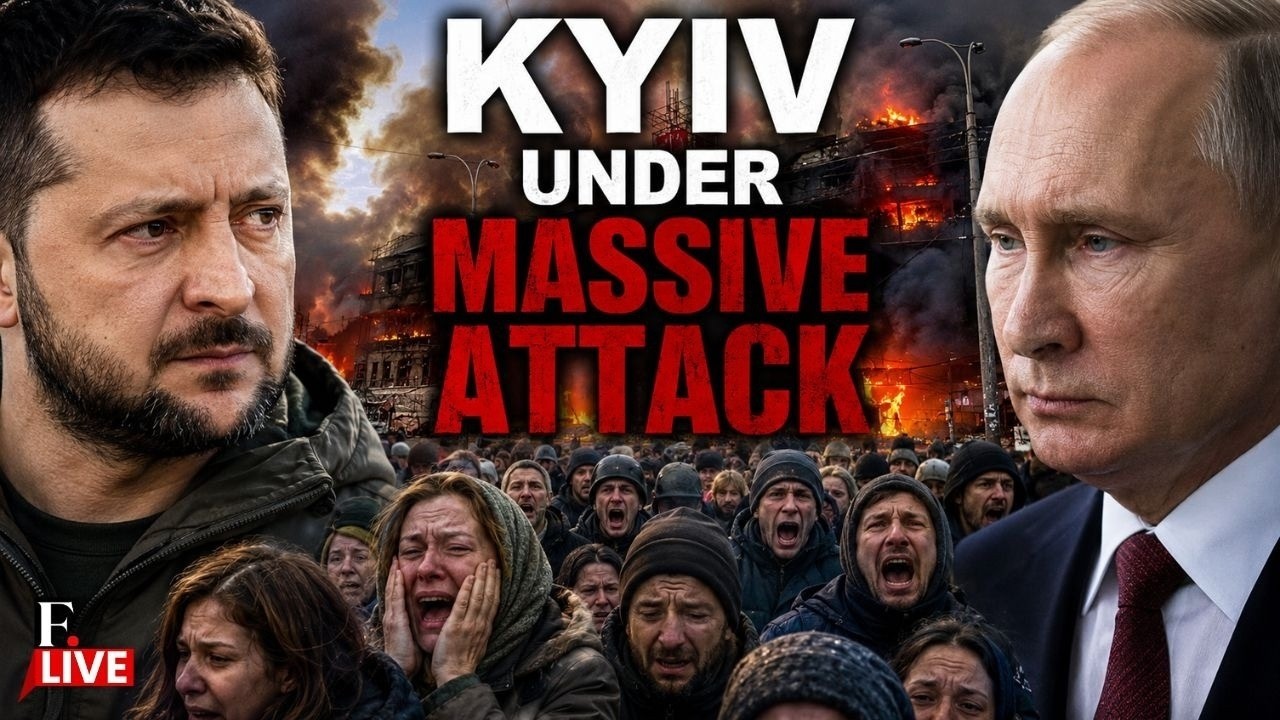 BREAKING LIVE | Russia Launches Massive Missile | Drone Attack on Kyiv | 1 Killed | Ukraine-Russia