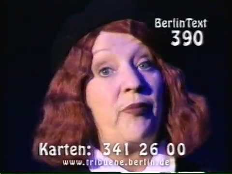 Claire Waldoff - Revue (SFB/B1 - Trailer) Theater TRIBÜNE Berlin 9.2000
