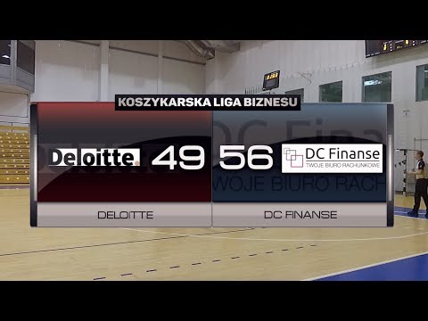 Deloitte vs DC Finanse - X kolejka - I Liga Poznań - Koszykarska Liga Biznesu