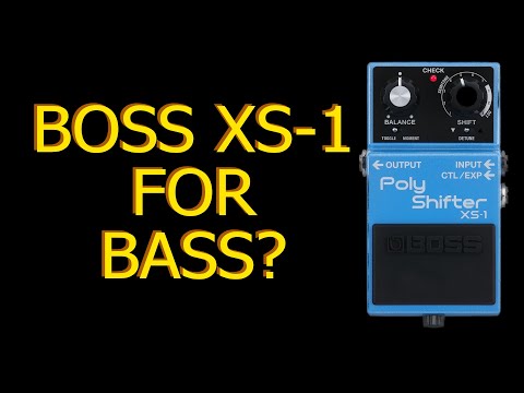 Boss XS-1 poly shifter BASS demo