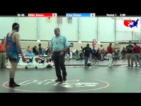 Willie Bivens vs. Drew Phipps at 2013 FILA Cadet Nationals - FS