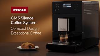 Miele CM5 Silence Coffee Machine: Compact Design