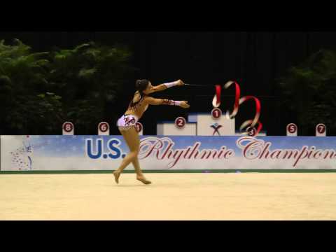 Ekaterina Komarova - Ribbon Finals - 2013 U.S. Rhythmic Championships
