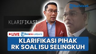 LIVE: Klarifikasi Pengacara Ridwan Kamil soal Isu Selingkuh, Singgung Masalah Selesai 4 Tahun Lalu