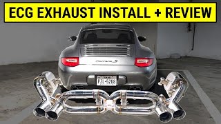 How to Install Valved Exhaust on Porsche 997 - ECG Performance Review & DIY Tutorial