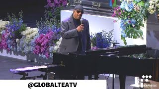 STEVIE WONDER PERFORMING &#39;ROCKET LOVE&#39; AT NIPSEY HUSSLE&#39;S CELEBRATION OF LIFE MEMORIAL