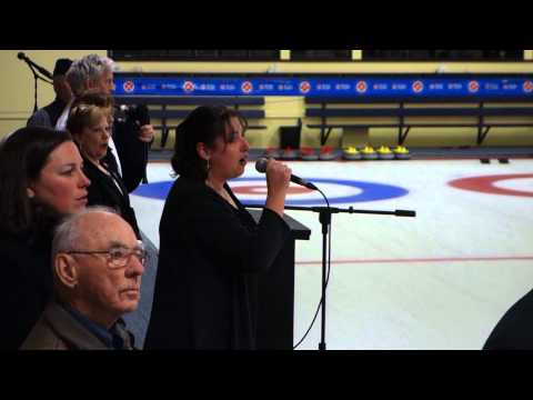 O Canada at Kitchener Waterloo Granite Club - April 7, 2013