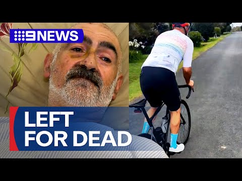 Police search for driver who hit cyclist in Melbourne | 9 News Australia