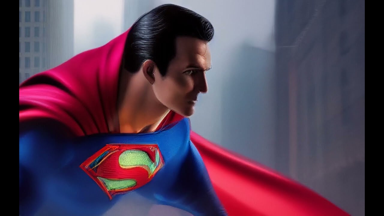 SUPERMAN STABLE DIFFUSION DAILY AI GENERATIVE ART VIDEOS FREE SURREAL ANIMATION HD SC-FI MARVEL
