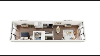 Hilltop House floor plan A3A