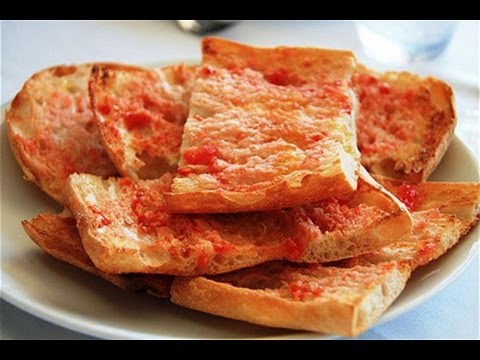 Como Hacer Pan con Tomate o Pan Tumaca