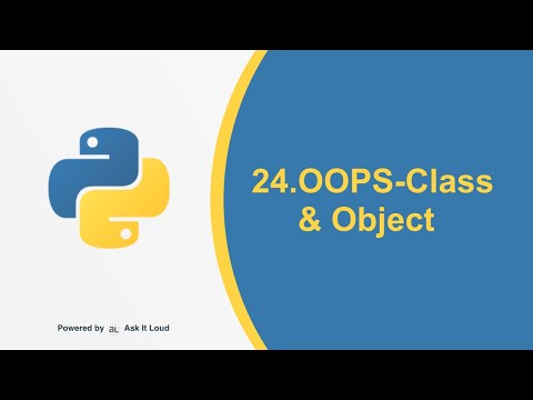 Python Day 24 Oops 1 Basic Introduction Class And Object