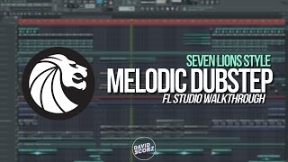 Fl Studio 12 - Melodic Dubstep (Seven Lions Style) Project [FLP Walkthrough]