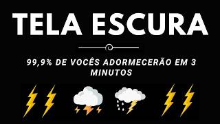 99,9% de vocês adormecerão em 3 minutos com chuva forte e trovão potente em Farmstead à noite