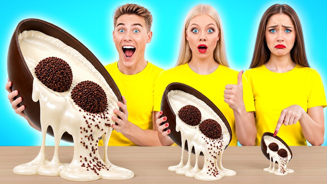 Big, Medium and Small Plate Challenge | Creative Cooking Ideas by Multi DO Challenge