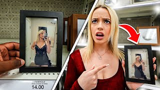Planting A SPICY PHOTO of My GIRLFRIEND For SALE In Target PRANK! *SHE FREAKED OUT*
