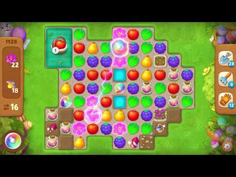 Gardenscapes Level 1928 With No Boosters - Super Hard Level - Easter Collection: Swirly Surprise Lts