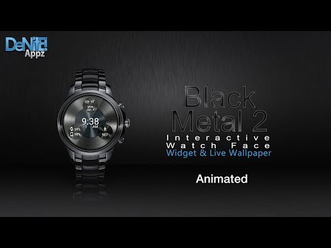 Black Metal 2 HD Watch Face Video