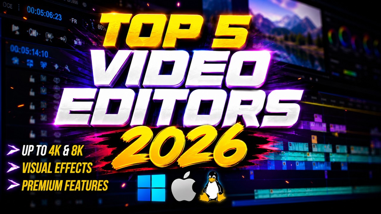 Top 5 Best Video Editing Software (2026)