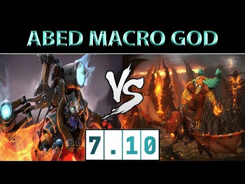 Abed [Tinker] vs [Batrider] ► The Macro God ► Dota 2 7.10