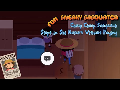 Sneaky Sasquatch Fun - Slept In Ski Resort without Pay [Dinsun Video]