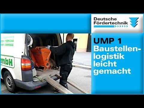 Flexible Baustellenlogistik - Transportoptionen für UMP 1 Mischpumpen