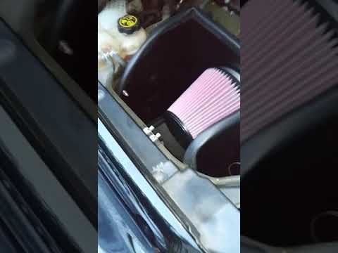 k&n cold air intake on a 2017 chevy colorado