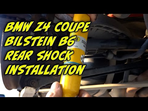 Learn how to install BMW Z4 Bilstein B6 Rear Shocks and Powerflex Mounts - Detailed Tutorial